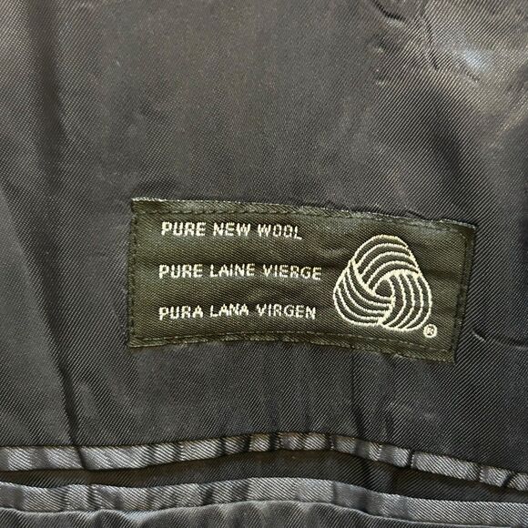 Polo University Ralph Lauren Blazer Mens 42 Tall Long Navy Blue Gold Buttons 42T - Picture 7 of 15